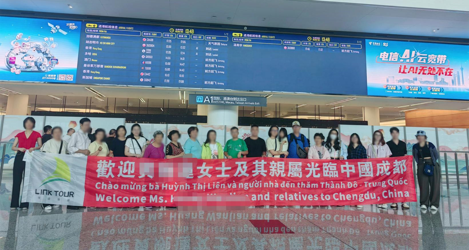 【LinkTour – Premium Inbound Travel Reception】Tailor-Made Business & Leisure Journey for Ms. Huang and Family from Vietnam