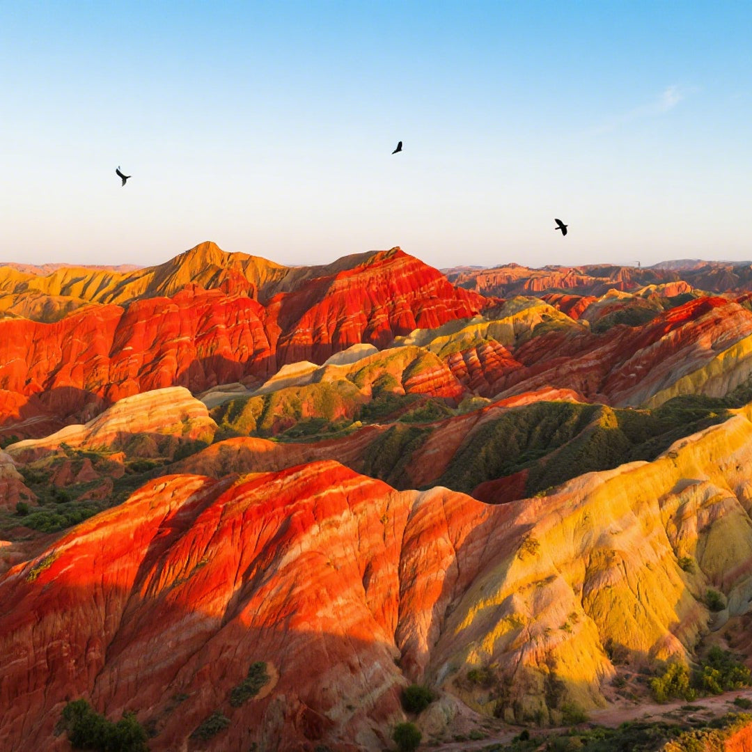 【Customized Travel】10-Day China Northwest Adventure: Silk Road Wonders & Rainbow Mountains (3 UNESCO Sites,Jade Lakes & Desert Oasis)