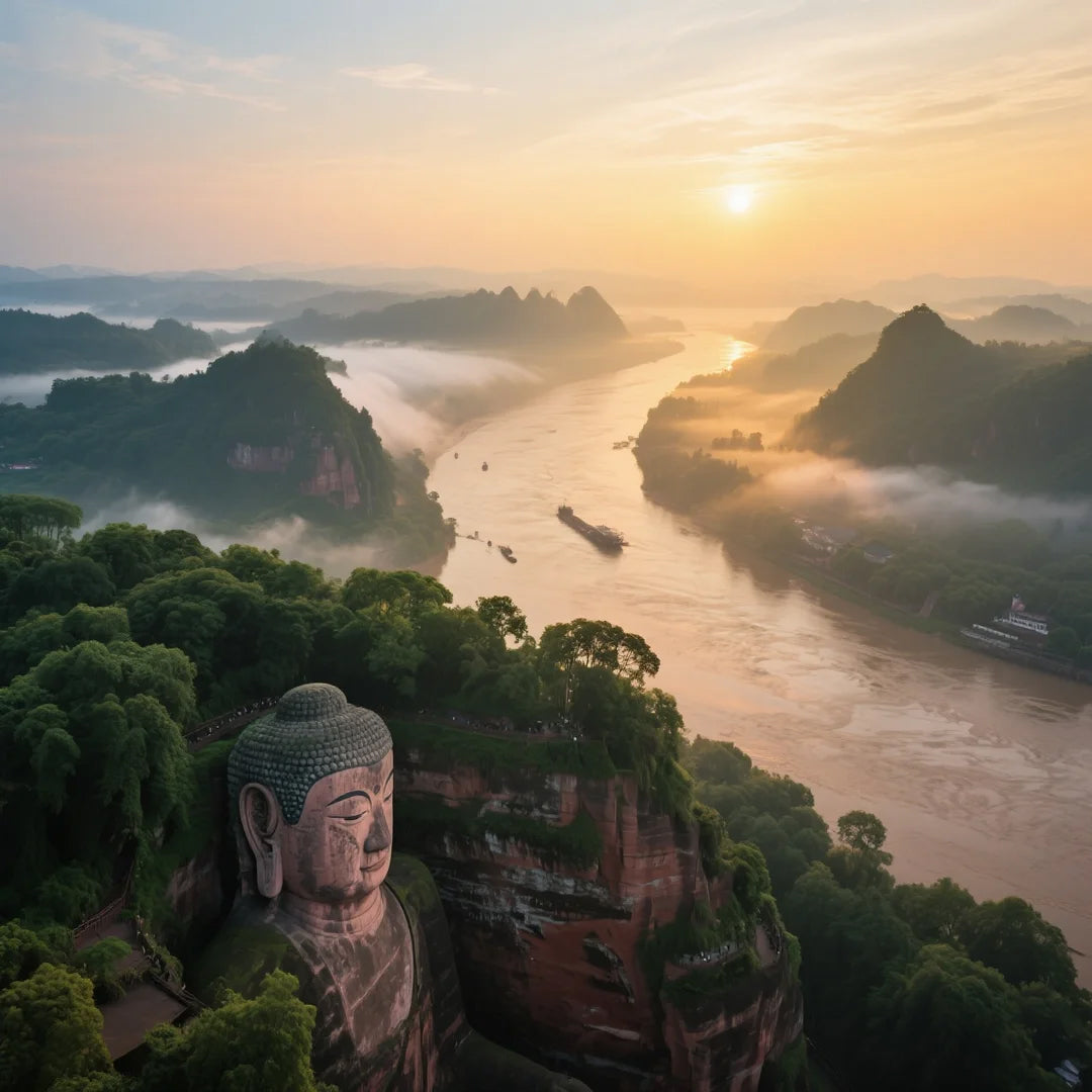 【Exclusive Car & Guide Services】2-Day UNESCO Heritage Escape: : Mount Emei and Leshan Giant Buddha & Hot Springs Resort（Chengdu Round Trip Packages）
